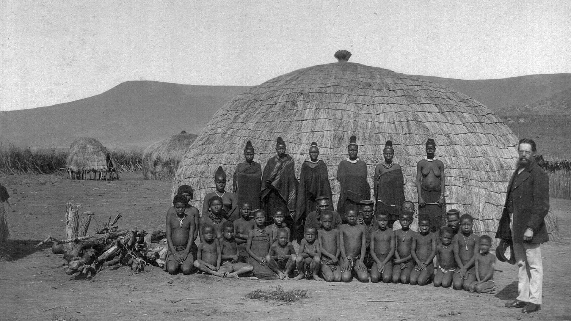 Chief Mavele's Kraal in 1879.