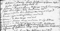 Preview of 1772 Death Register.