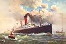 Photo of the SS Saxonia.